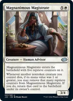 Magnanimous Magistrate - Near Mint MTG Jumpstart 2022 - Image 1