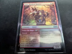 MTG Magic the Gathering FOIL Two-Headed Hunter WOE! - Image 1