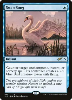 1 x Swan Song (091) NM Normal Secret Lair MTG English SLD Magic - Image 1