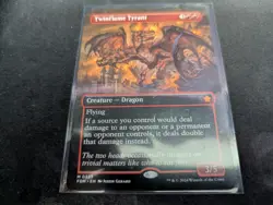 MTG Magic the Gathering Twinflame Tyrant Borderless FDN! - Image 1