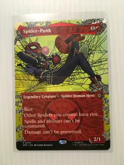 MTG Spider-Punk (0210) (Borderless) Marvel's Spider-Man Regular - Image 1