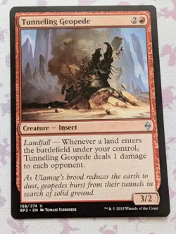 Tunneling Geopede 1x MtG Battle for Zendikar - Image 1