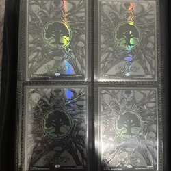 MTG Venom Raised Foil FOREST Mana Symbiote Secret Lair Spider Man NM - Image 1