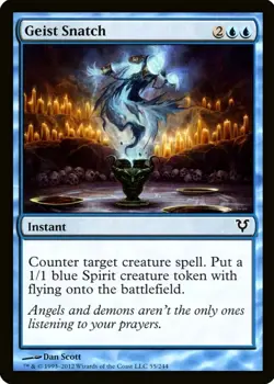 X 1 Geist Snatch NM-M Avacyn Restored 055 MTG Magic the Gathering - Image 1