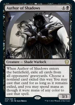 Mint/Near-Mint, English - 4 x MTG Author of Shadows Commander 2021 - Image 1