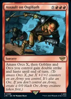 Mint/Near-Mint, English - 4 x MTG Assault on Osgiliath The Lord of the Rings: Ta - Image 1