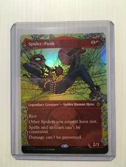 MTG Spider-Punk (0210) (Borderless) Marvel's Spider-Man Foil #210 - Image 3
