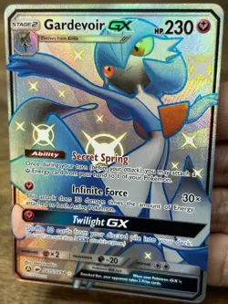 Pokemon TCG Gardevoir GX SV75/SV94 Hidden Fates: Shiny Vault Full Art Holo NM - Image 3