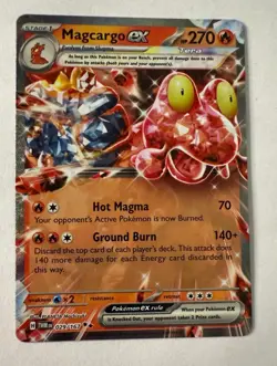 Magcargo ex 29/167 Double Rare Twilight Masquerade Pokemon - Image 1