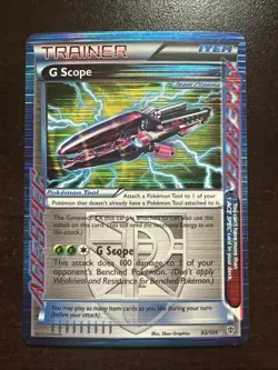 G Scope 93/101 Holo Rare MP Pokemon TCG Black & White Plasma Blast - Image 1