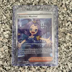 Pokemon Mega Evolution Acerola’s Mischief Full Art Secret Rare 165/132 - Image 1