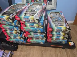 NEW-Pokemon TCG Prismatic Evolutions Lucario ex & Tyranitar ex Premium Box X26 - Image 2