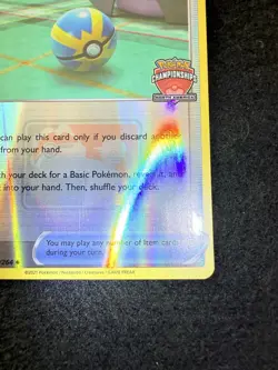 Pokemon Quick Ball Reverse North America Championship Promo 237/264 MP! - Image 5