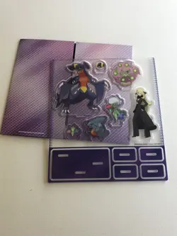 Pokemon TCG Cynthia's Garchomp Ex Premium Collection Sticker & Acrylic Stand - Image 1