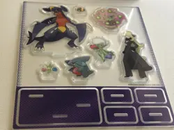 Pokemon TCG Cynthia's Garchomp Ex Premium Collection Sticker & Acrylic Stand - Image 4