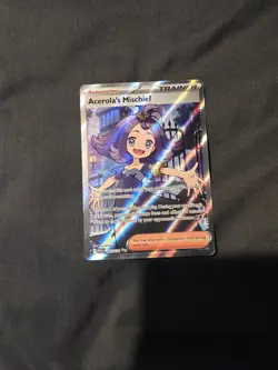 Acerola's Mischief Pokemon TCG Foil Mega Evolution 165/132 Rare - Image 1