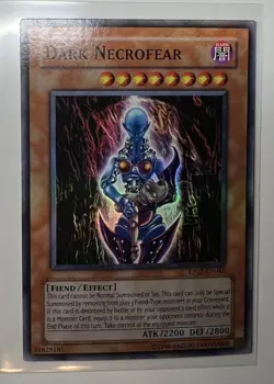 YuGiOh - Dark Necrofear - RP02-EN042 - Super Rare Holo Full Foil Bleed Misprint - Image 1