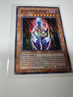 YuGiOh - Dark Necrofear - RP02-EN042 - Super Rare Holo Full Foil Bleed Misprint - Image 3