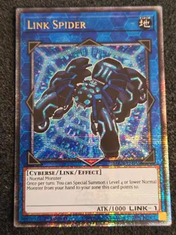 Link Spider MP24-EN045 1st Edition Mint Quarter Century Secret Rare - YUGIOH VLP - Image 1