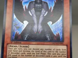 YuGiOh Fabled Raven DREV-EN091 1st Edition Secret Rare LP - Image 2