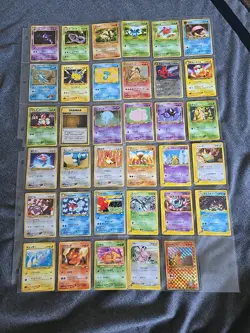 Vintage Japanese Pokemon Cards Lot Of 35 Cards Holo And Regular Mixed Condition - Image 1