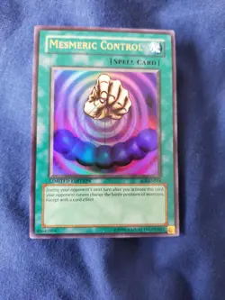 Used Mesmeric Control (SOI) secret rare (Limited Edition) Yugioh card - Image 1