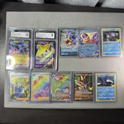 Pokemon trading card CGC Bundle lot CGC 9 CGC 10 Vmax V EX celebrations Nm - Image 2
