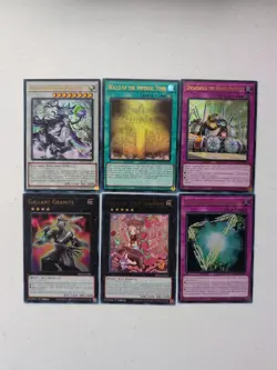 Lot Of (6) Yu-Gi-Oh 2025 Mega Pack Ultra Rare Cards - Image 1