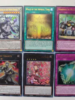 Lot Of (6) Yu-Gi-Oh 2025 Mega Pack Ultra Rare Cards - Image 3