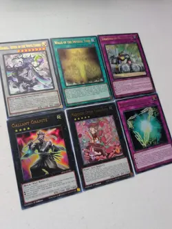 Lot Of (6) Yu-Gi-Oh 2025 Mega Pack Ultra Rare Cards - Image 5