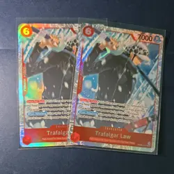 2X Trafalgar Law PRB02-002 ENGLISH SR The Best Volume 2 One Piece Card Game - Image 1