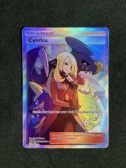 Cynthia SV82/SV94 Pokemon Card TCG Hidden Fates Shiny Vault Set Near Mint - Image 1