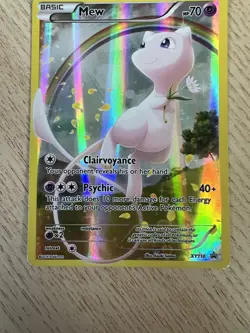 Mew XY Generations XY110 Black Star Promo Pokemon Card LP MP - Image 2