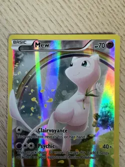 Mew XY Generations XY110 Black Star Promo Pokemon Card LP MP - Image 5