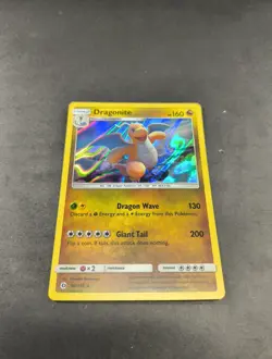 Pokemon Sun & Moon Dragonite Holo Rare Card 96/149 NM - Image 1