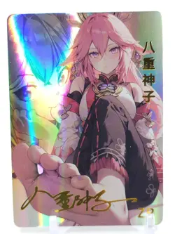 Goddess Story - Anime Waifu Custom Trading Card - Yae Miko - Image 1