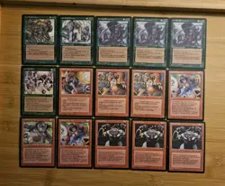 Magic: The Gathering Alliances Gorilla Lot Of 15 Cards - Image 1