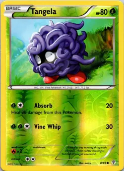 Tangela 8/83 Reverse Holo Common Generations NM-LP Pokemon Card - Image 1