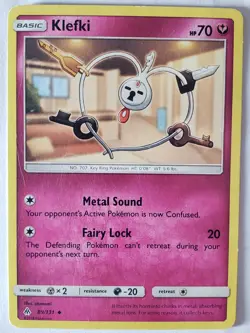 Klefki 89/131 LP - Forbidden Light Sun Moon Pokemon Card $2 Combined Shipping - Image 1