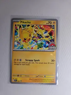 Pikachu 2025 World Championship SVP 225 Promo Card Winner's Edition NM - Image 1
