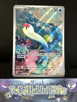 Pokemon Card Wiglett 206/198 Scarlet & Violet Base Illustration Rare NM - Image 1