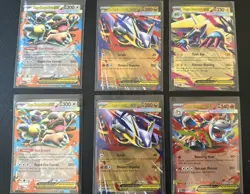 Mega Evolution Pokemon Ex 6 Card Lot - Image 1