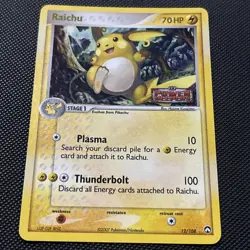 Raichu - 12/108 - Reverse Holo Rare EX Power Keepers Set TCG - Pokemon Card - Image 2