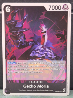 Gecko Moria PRB-02 PRB02-013 Foil Rare The Best Vol 2 One Piece Card Near Mint - Image 1