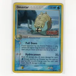 Pokemon TCG Omastar 20/108 EX Power Keepers Reverse Holo Card EN-HP 2007 - Image 1