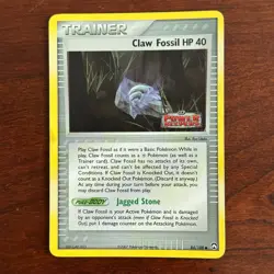Claw Fossil HP 40 84/108 Reverse Holo Common EX Power Keepers Pokemon Card - Image 1
