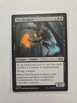 Vile Mutilator - Duskmourn - LP - MTG Magic - Uncommon - Creature - Image 1