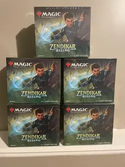 Magic The Gathering Zendikar Rising Bundle with 10 Draft Boosters. Factory seal 630509921584 - Image 1