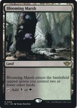 MTG Blooming Marsh Normal NM Outlaws of Thunder Junction Magic 266 - Image 1