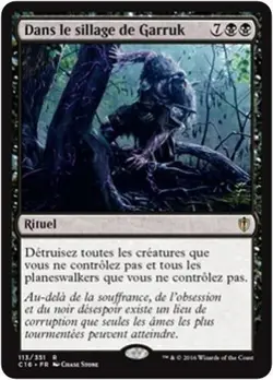 Mtg Magic: Playset (4x) In the Wake of Garruk Commander 2016 Vf - Image 1